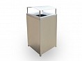 EM224-SS-120-HP Emerdyn Bin Enclosure, full Stainless Steel, Hood and Pins, custom with no perforations.jpg